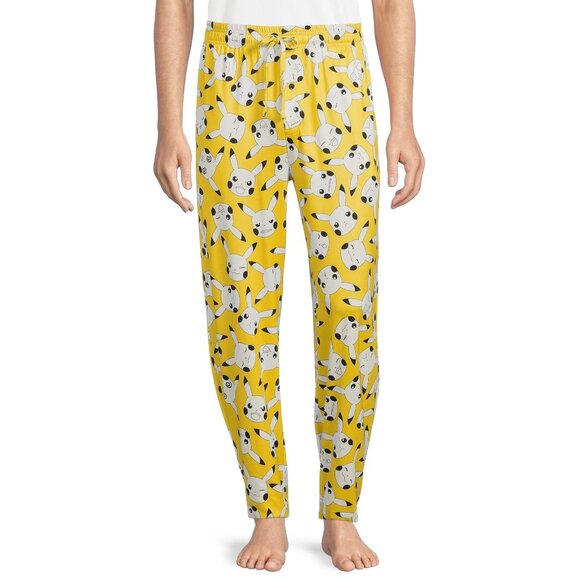 Pokemon Pikachu Pajama Pants Men's Size 2XL (44-46) PJ Bottoms Elasticized Waist - Picture 4 of 9
